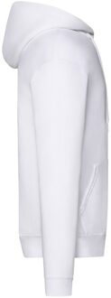 Fruit of the Loom Heren Sweatshirt Met Capuchon (Wit)