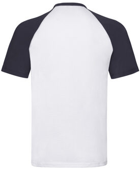 Fruit of the Loom Heren t-shirt honkbal met korte mouwen Veelkleurig