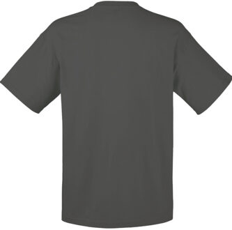 Fruit of the Loom Heren Valuegewicht V-hals, T-shirt met korte mouwen. (Licht Graphite) Grijs - S