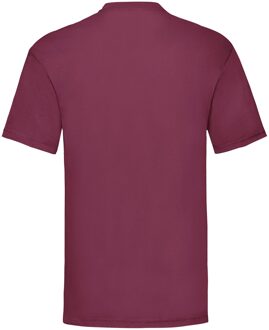 Fruit of the Loom Heren Valueweight Heather T-shirt (Bourgondië) Bourgogne - S