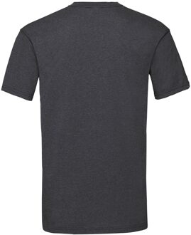 Fruit of the Loom Heren Valueweight Heather T-shirt (Donkergrijs)