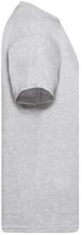 Fruit of the Loom Heren valueweight heather t-shirt Grijs - 5XL