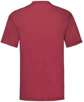 Fruit of the Loom Heren Valueweight T-Shirt (Baksteen Rood) - S