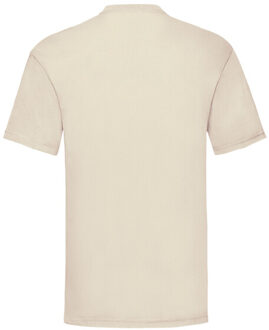 Fruit of the Loom Heren valueweight t-shirt Beige - M