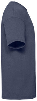 Fruit of the Loom Heren valueweight t-shirt Blauw