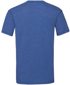 Fruit of the Loom Heren valueweight t-shirt Blauw
