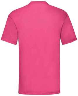 Fruit of the Loom Heren Valueweight T-Shirt (Fuchsia) - maat M
