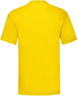 Fruit of the Loom Heren Valueweight T-Shirt (Geel) - 2XL