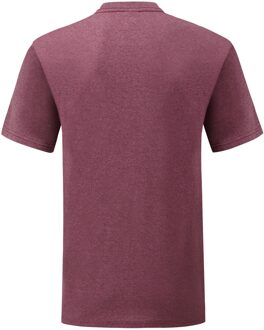 Fruit of the Loom Heren Valueweight T-Shirt (Heide Bourgogne) - maat 2XL