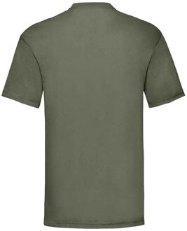 Fruit of the Loom Heren Valueweight T-Shirt (Klassieke Olijf) - maat S Groen
