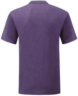 Fruit of the Loom Heren valueweight t-shirt - maat L Paars