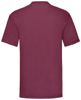 Fruit of the Loom Heren valueweight t-shirt - maat L Rood