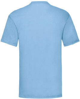 Fruit of the Loom Heren valueweight t-shirt - maat M Blauw