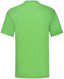 Fruit of the Loom Heren valueweight t-shirt - maat M Groen