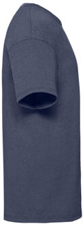 Fruit of the Loom Heren valueweight t-shirt - maat XXXL Blauw
