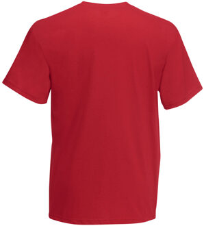 Fruit of the Loom Heren Valueweight T-shirt met korte mouwen (Brick Rood) - maat M