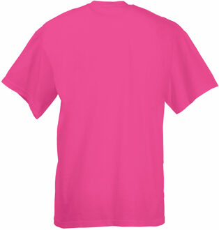 Fruit of the Loom Heren Valueweight T-shirt met korte mouwen (Fuchsia)