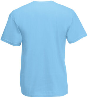 Fruit of the Loom Heren Valueweight T-shirt met korte mouwen (Hemel Blauw) - maat 2XL