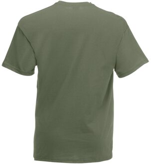 Fruit of the Loom Heren Valueweight T-shirt met korte mouwen (Klassiek Olive) Groen - 2XL