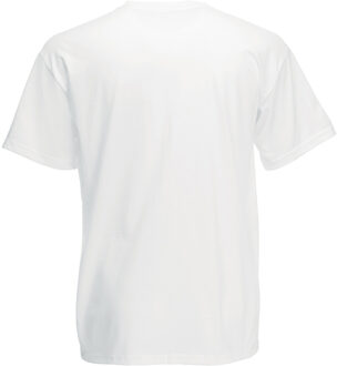 Fruit of the Loom Heren Valueweight T-shirt met korte mouwen (Wit) - maat L