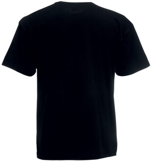 Fruit of the Loom Heren Valueweight T-shirt met korte mouwen (Zwart) - maat 2XL