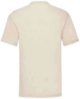 Fruit of the Loom Heren Valueweight T-Shirt (Natuurlijk) - maat XL Naturel
