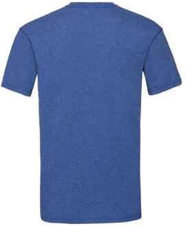 Fruit of the Loom Heren Valueweight T-Shirt (Retro Heather Royal) Blauw - M