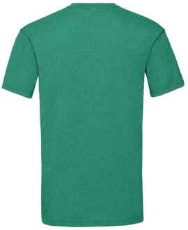 Fruit of the Loom Heren Valueweight T-Shirt (Retro Heide Groen) - maat