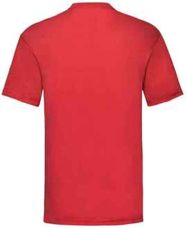 Fruit of the Loom Heren Valueweight T-Shirt (Rood) - maat M