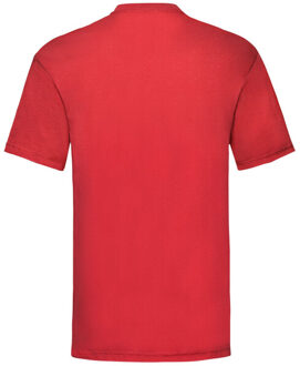 Fruit of the Loom Heren valueweight t-shirt Rood - XL