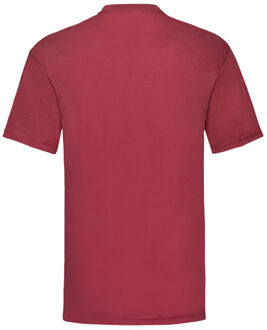 Fruit of the Loom Heren valueweight t-shirt Rood