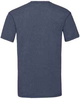 Fruit of the Loom Heren Valueweight T-Shirt (Vintage Heide Navy) - maat