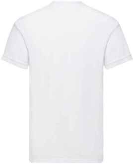 Fruit of the Loom Heren Valueweight T-Shirt (Wit)