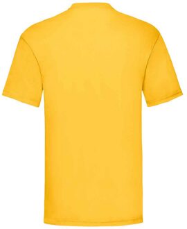 Fruit of the Loom Heren Valueweight T-Shirt (Zonnebloem) - maat S Geel