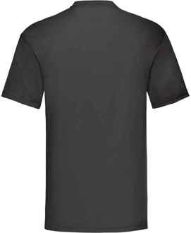 Fruit of the Loom Heren Valueweight T-Shirt (Zwart) - maat
