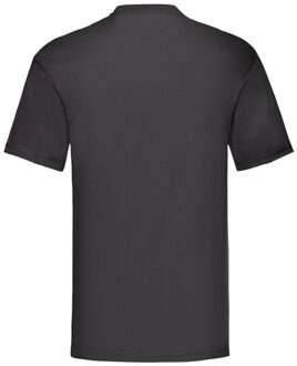 Fruit of the Loom Heren valueweight t-shirt Zwart