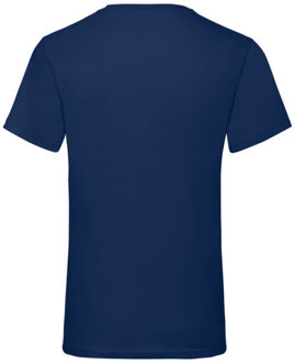 Fruit of the Loom Heren valueweight v neck t-shirt Blauw - XL