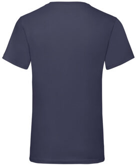 Fruit of the Loom Heren valueweight v neck t-shirt Blauw - XXL / XXXL