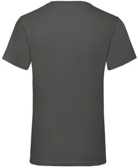 Fruit of the Loom Heren valueweight v neck t-shirt Grijs - XXXL