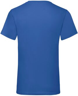 Fruit of the Loom Heren Valueweight V Neck T-shirt (Koningsblauw) - maat L
