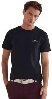 Fruit of the Loom Heren vintage logo bedrukt t-shirt - maat XXL / XXXL Zwart