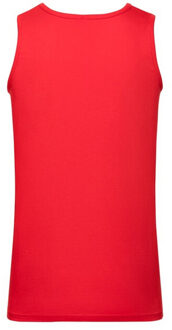 Fruit of the Loom Heren waardevol katoenen atletisch vest top - maat XXXL Rood