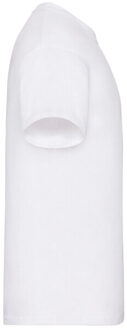 Fruit of the Loom Heren zwaar katoenen t-shirt Wit - S