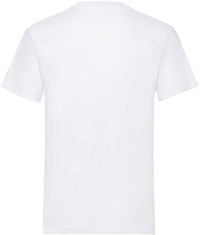 Fruit of the Loom Heren zwaar katoenen t-shirt Wit - XL
