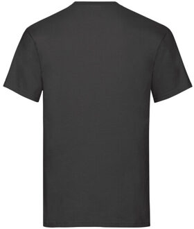 Fruit of the Loom Heren zwaar katoenen t-shirt Zwart