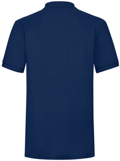 Fruit of the Loom Heren zwaargewicht poloshirt Navy