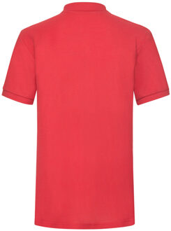 Fruit of the Loom Heren zwaargewicht poloshirt Rood