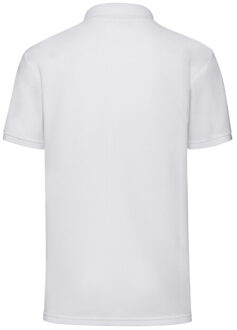 Fruit of the Loom Herenpolo shirt - maat 5XL Wit