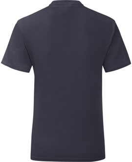 Fruit of the Loom Iconisch T-shirt voor heren (set van 5) (Deep Navy) - 3XL