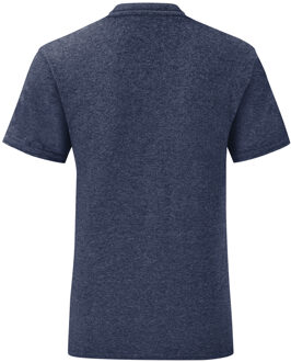 Fruit of the Loom Iconisch T-shirt voor heren (set van 5) (Heide-Marine) Veelkleurig